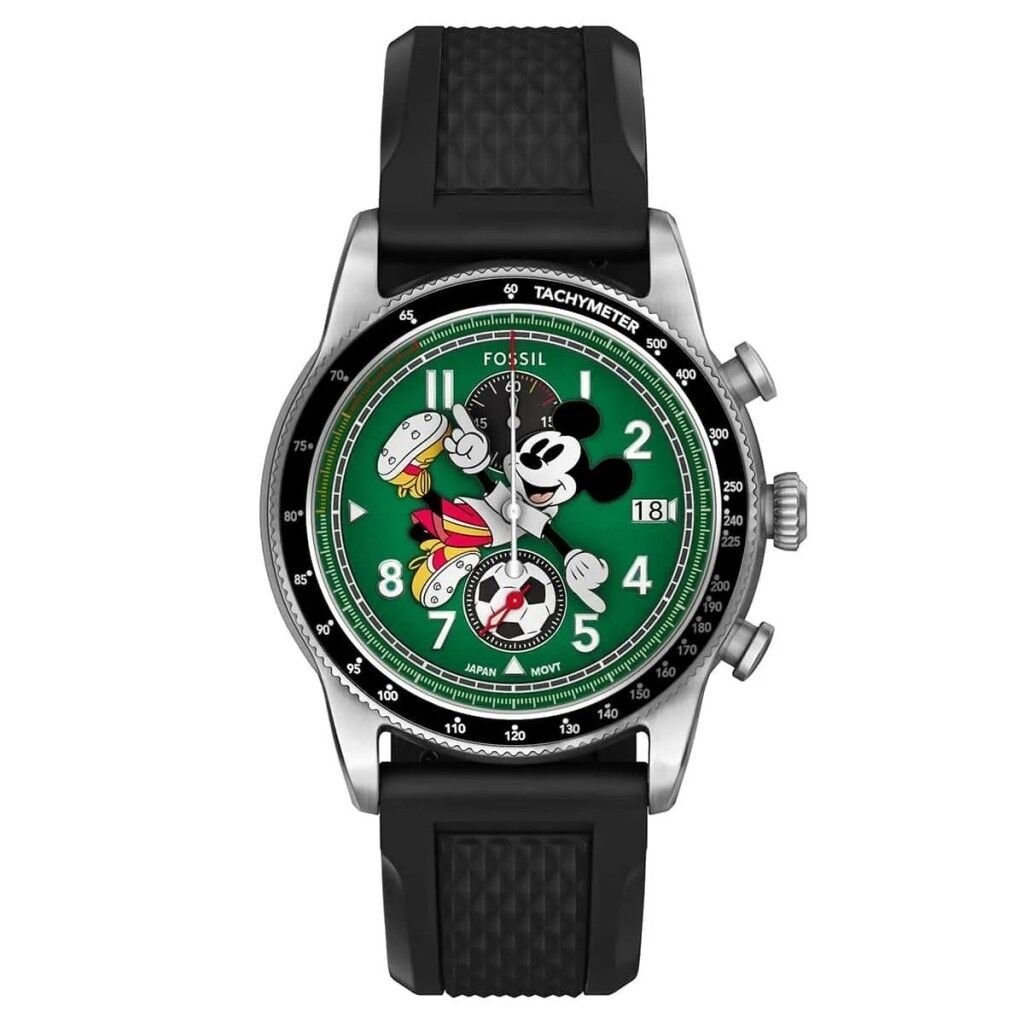 Fossil FLE1203 Disney x Fossil Limited-Edition Mickey Mouse Soccer Erkek Kol Saati