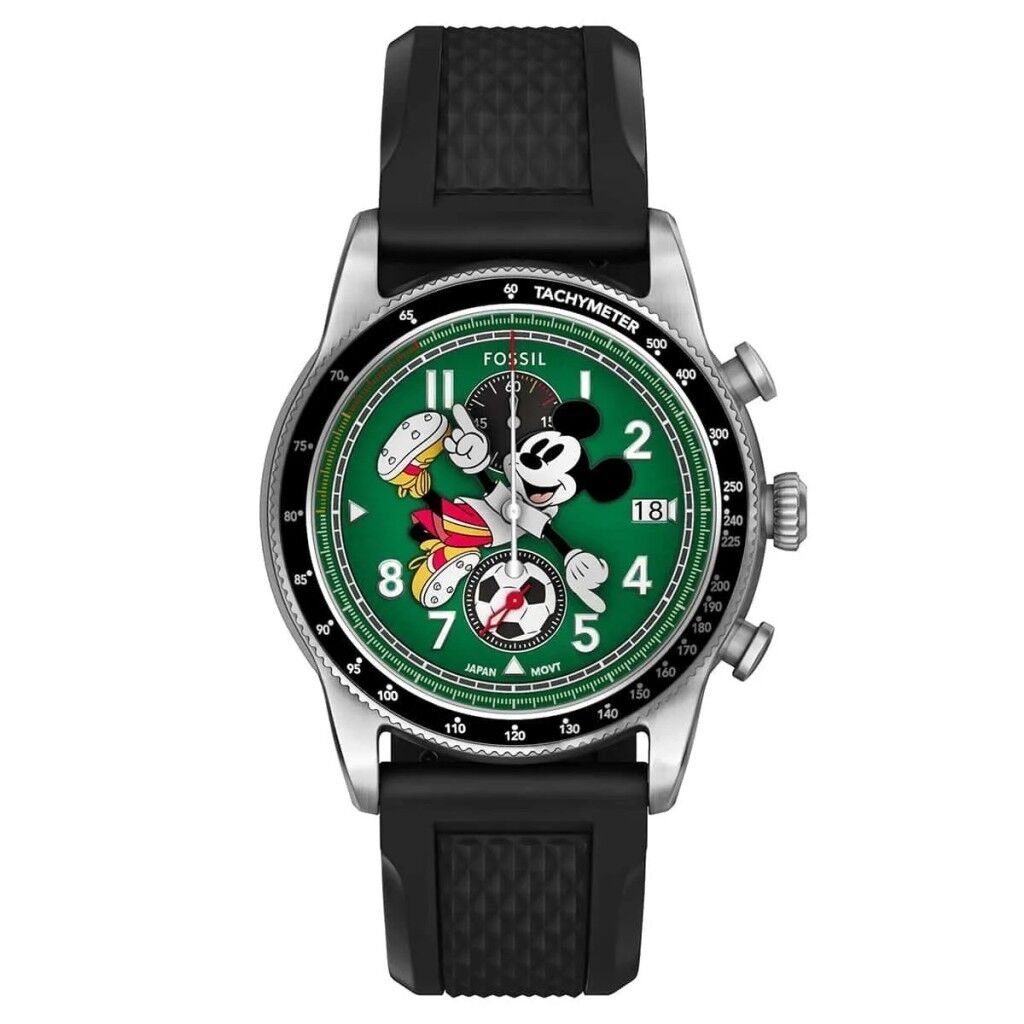 Fossil FLE1203 Disney x Fossil Limited-Edition Mickey Mouse Soccer Erkek Kol Saati