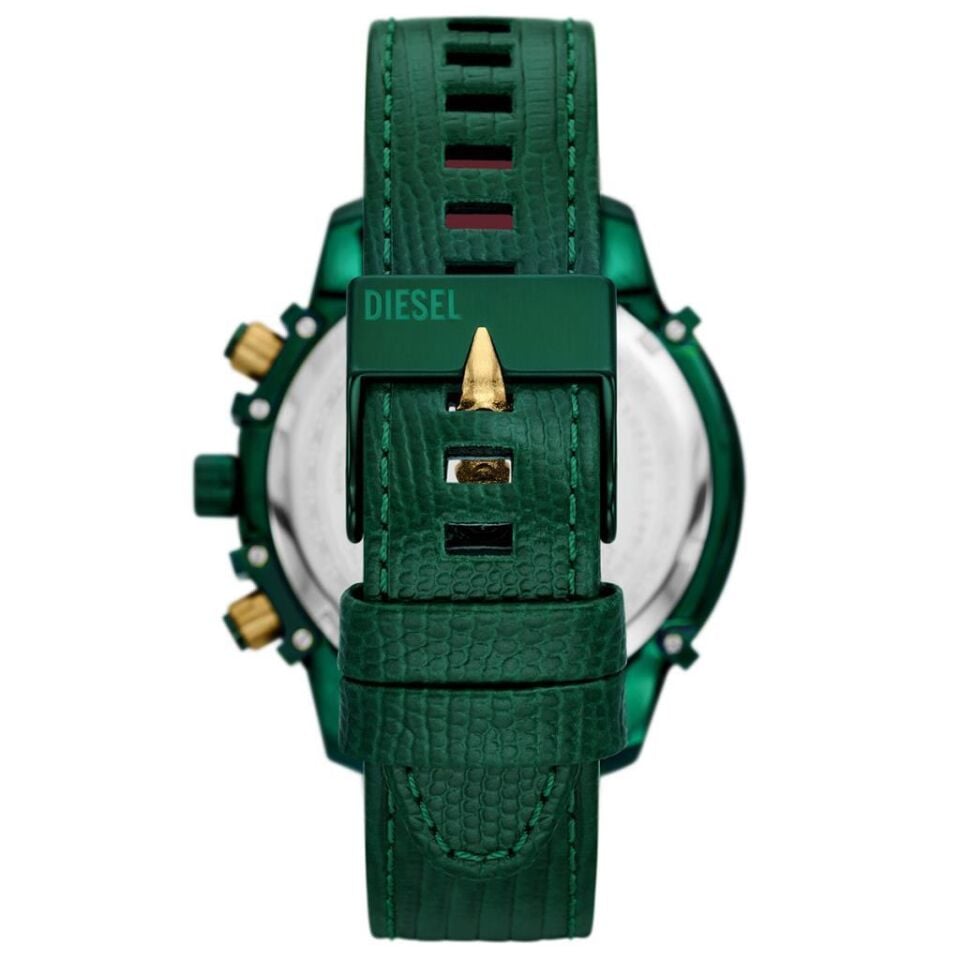 Diesel DZ4651 Quartz Deri Yeşil Siyah Kadran 48 mm Erkek Kol Saati