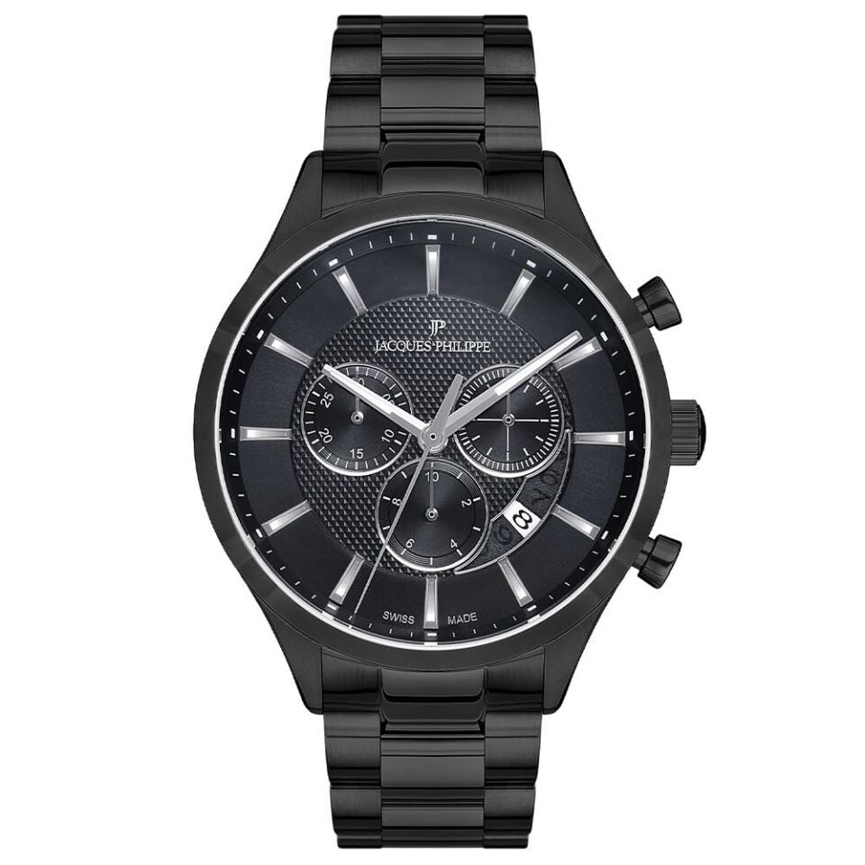 Jacques Philippe JPQGC034311 43 mm Siyah Erkek Kol Saati