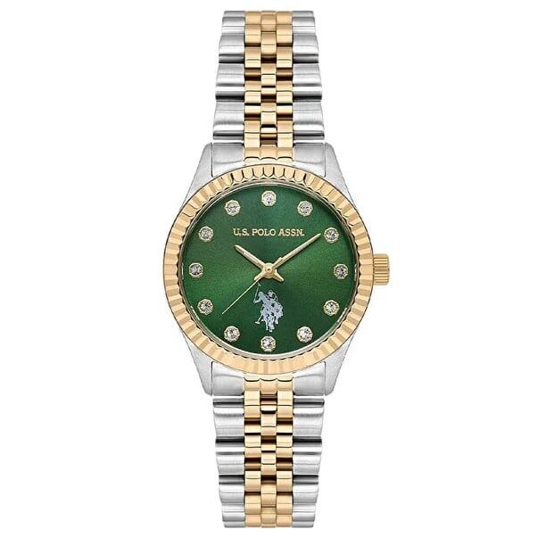 U.s. Polo Assn. USPA2086-05 Quartz Çelik Rose/Gri Yeşil Kadran 30 mm Kadın Kol Saati