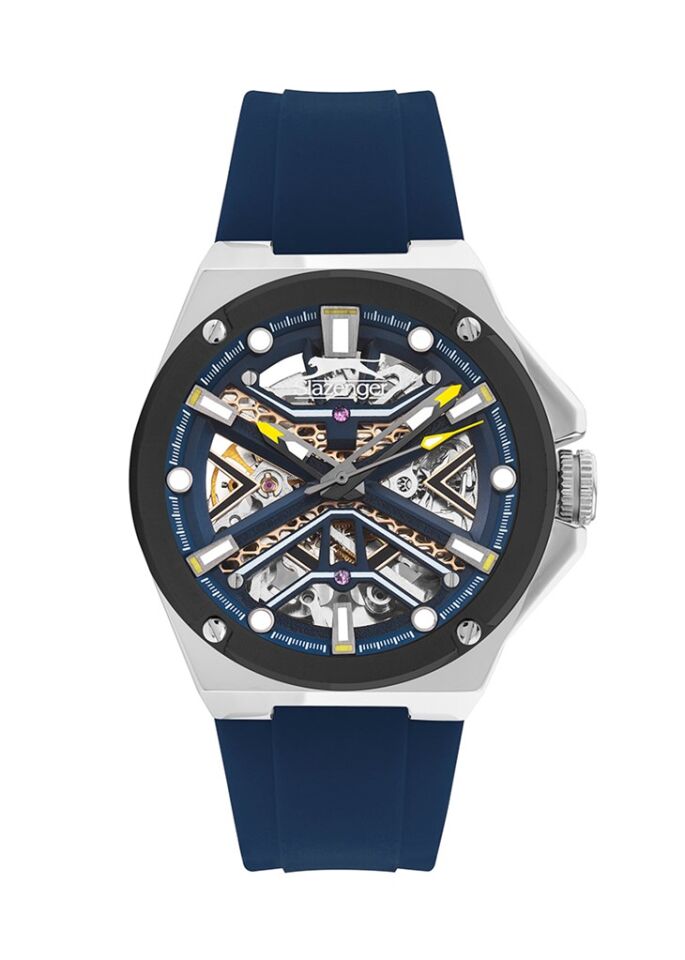 Slazenger SL.09.2265.1.04 Otomatik Silikon Lacivert 44 mm Erkek Kol Saati
