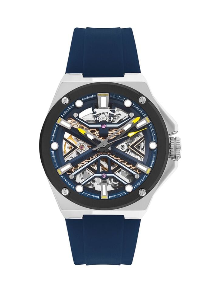 Slazenger SL.09.2265.1.04 Otomatik Silikon Lacivert 44 mm Erkek Kol Saati