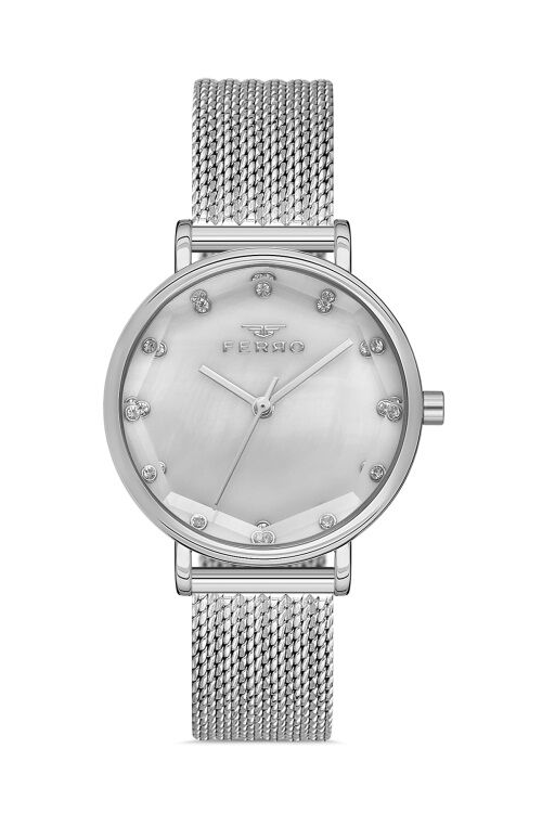 - F21221C-A 34 mm Gri Kadın Kol Saati