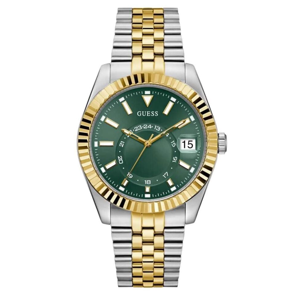 Guess GUGW0977G4 Quartz Çelik Gri Altın Rengi 42 mm Erkek Kol Saati