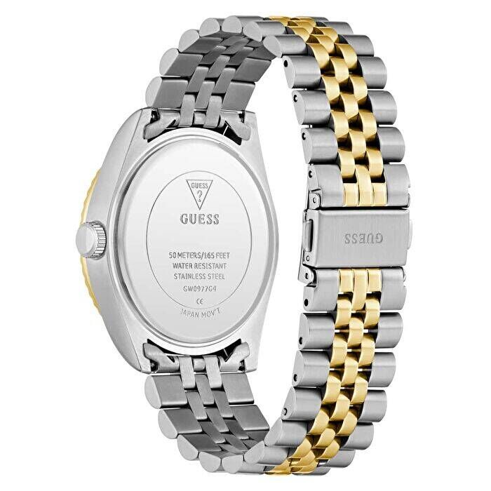 Guess GUGW0977G4 Quartz Çelik Gri Altın Rengi 42 mm Erkek Kol Saati