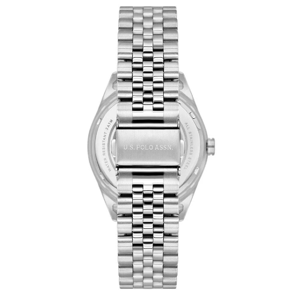 U.s. Polo Assn. USPA1096-04 Quartz Çelik Gri Yeşil Kadran 42 mm Erkek Kol Saati