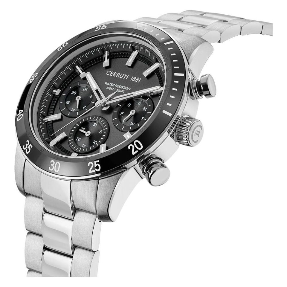 Cerruti 1881 CIWGK2116603 Quartz Çelik Gri 44 mm Erkek Kol Saati