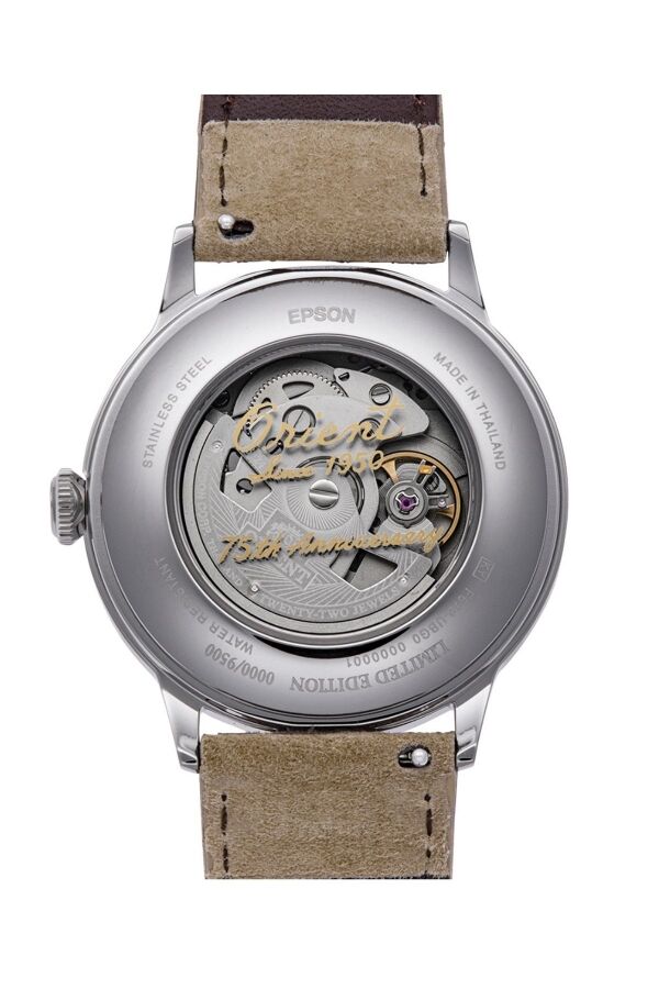 Orient Limited Edition RA-AC0027S30B Otomatik Deri Kahverengi Beyaz Kadran 41 mm Erkek Kol Saati