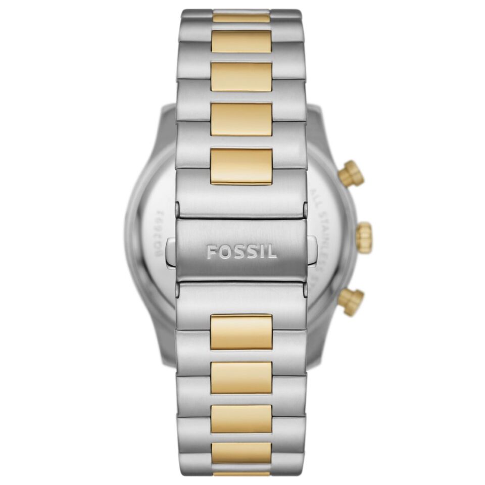 Fossil FBQ2693 Quartz Çelik Altın/Gri 45 mm Erkek Kol Saati
