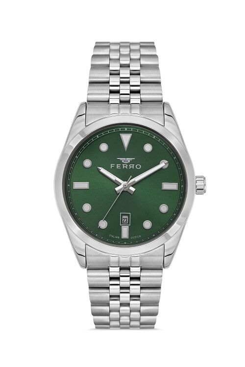 Ferro Gümüş Çelik Kordon Erkek Kol Saati F11567AWT-A6
