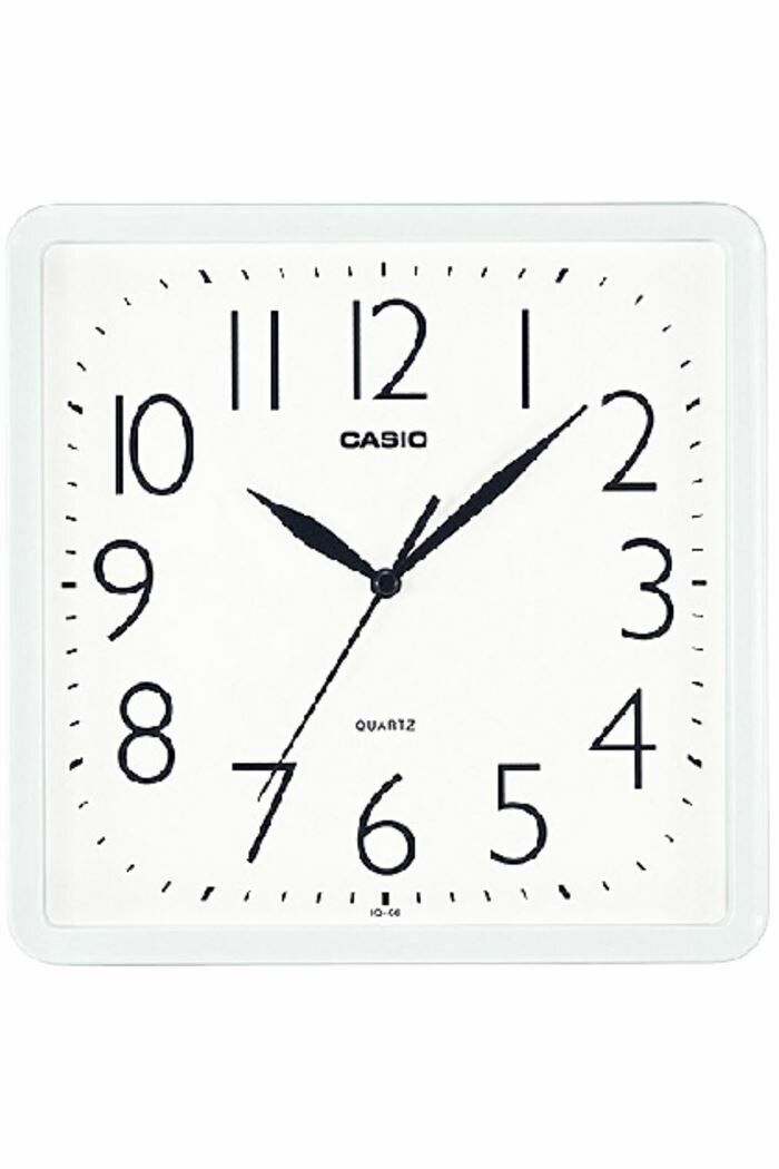 Casio IQ-06-7DF Quartz Beyaz 250 mm Duvar Saati