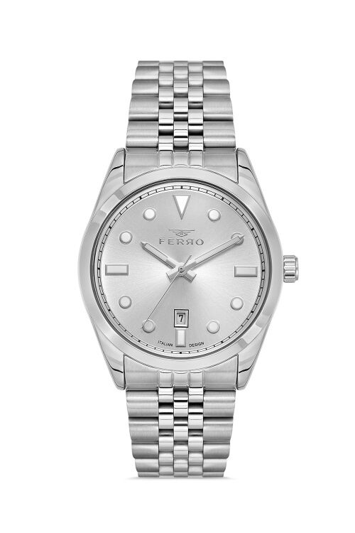 Ferro F11567AWT-A Quartz Çelik Gri 41 mm Erkek Kol Saati