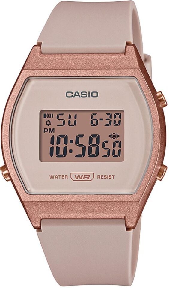 Casio LW-204-4ADF Quartz Silikon Rose 35 mm Kadın Kol Saati