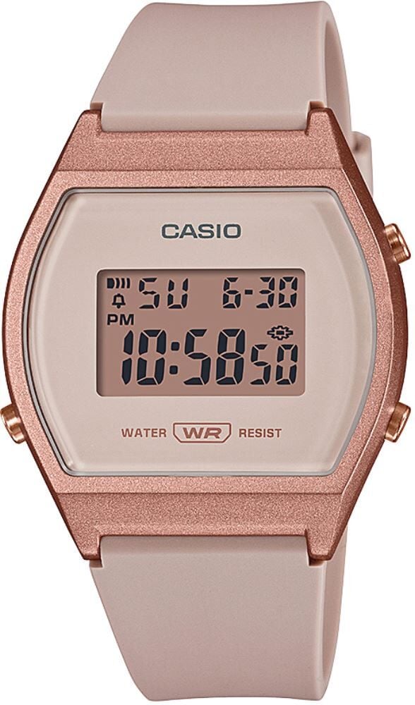 Casio LW-204-4ADF Quartz Silikon Rose 35 mm Kadın Kol Saati
