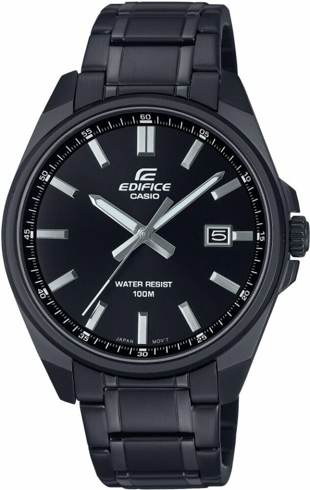 Casio EFV-150DC-1AVUDF Edifice Quartz Çelik Siyah 10 ATM 42 mm Erkek Kol Saati