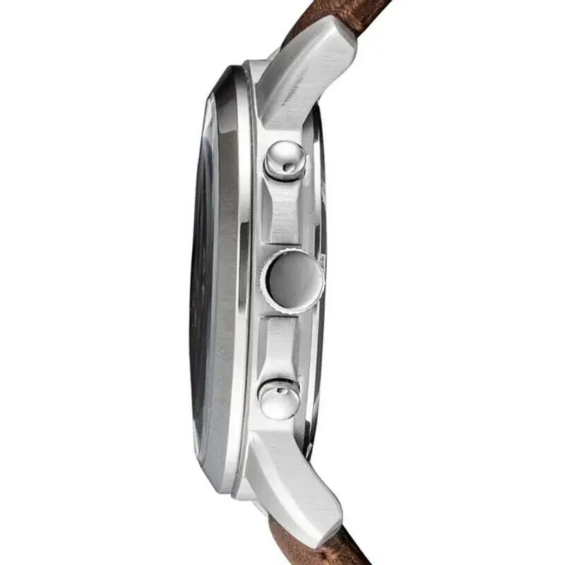 Fossil FFS4813 Quartz Deri Kahverengi Siyah Kadran 44 mm Erkek Kol Saati
