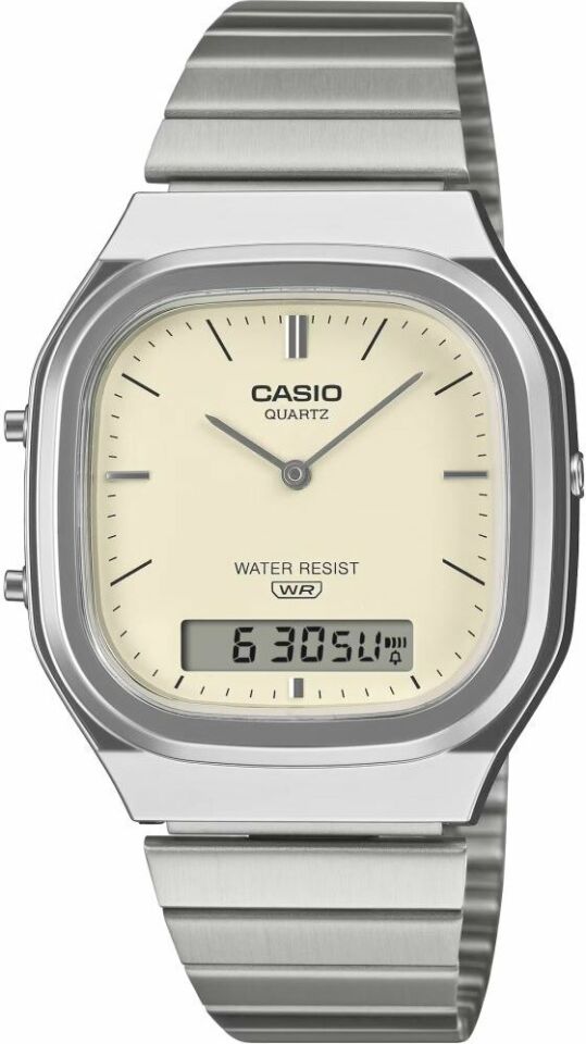 Casio AQ-240E-7A2DF Quartz Çelik Gri 36 mm Erkek Kol Saati