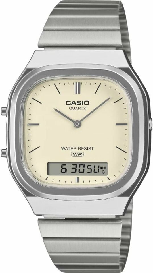 Casio AQ-240E-7A2DF Quartz Çelik Gri 36 mm Erkek Kol Saati