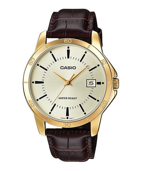 Casio MTP-V004GL-9AUDF Quartz Deri Kahverengi 42 mm Erkek Kol Saati