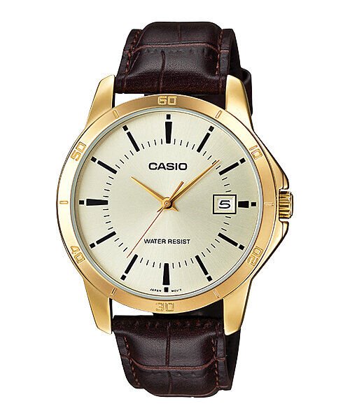 Casio MTP-V004GL-9AUDF Quartz Deri Kahverengi 42 mm Erkek Kol Saati