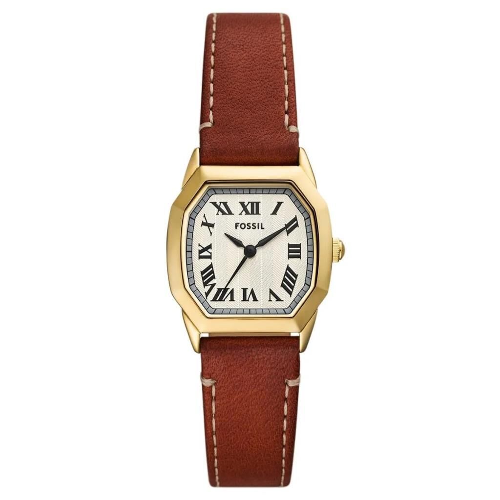 Fossil FES5364 Quartz Deri  Kahverengi 27 mm Kadın Kol Saati
