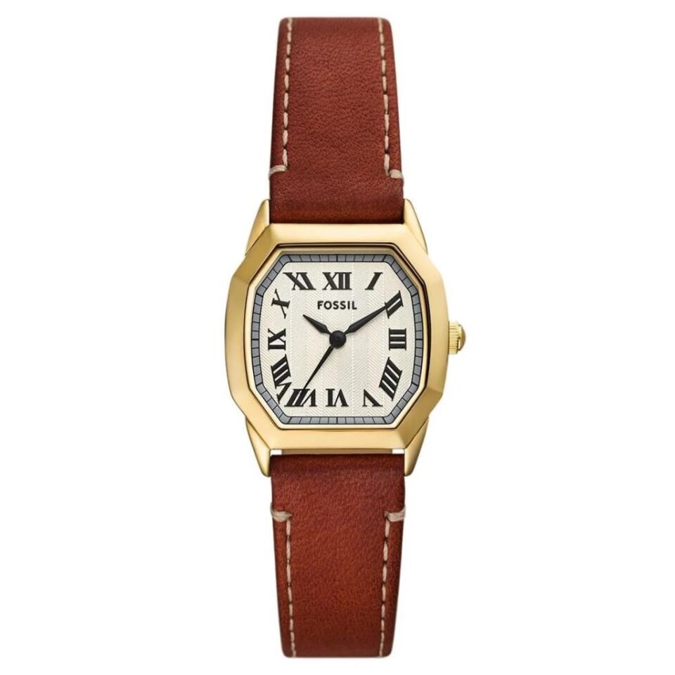Fossil FES5364 Quartz Deri  Kahverengi 27 mm Kadın Kol Saati