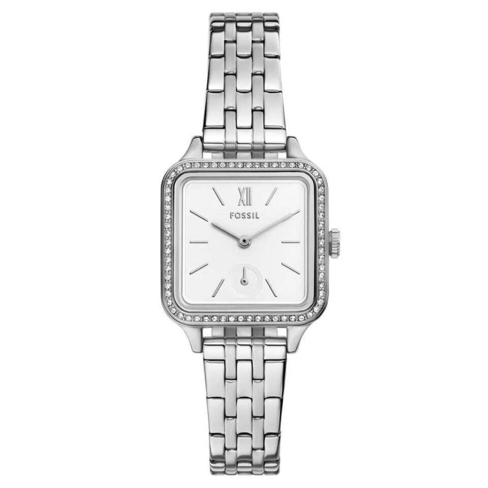 Fossil FBQ3981 Quartz Çelik Gri 28 mm Kadın Kol Saati