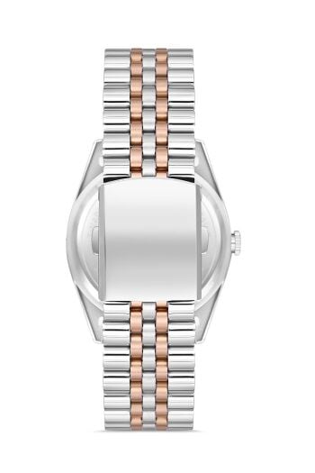 Ferro F11130A-E4 Quartz Çelik Rose/Gri Gri Kadran 41 mm Erkek Kol Saati