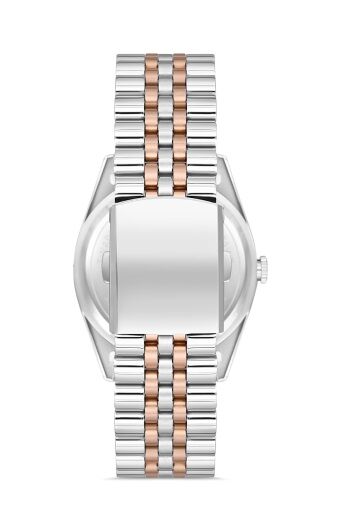 Ferro F11130A-E4 Quartz Çelik Rose/Gri Gri Kadran 41 mm Erkek Kol Saati