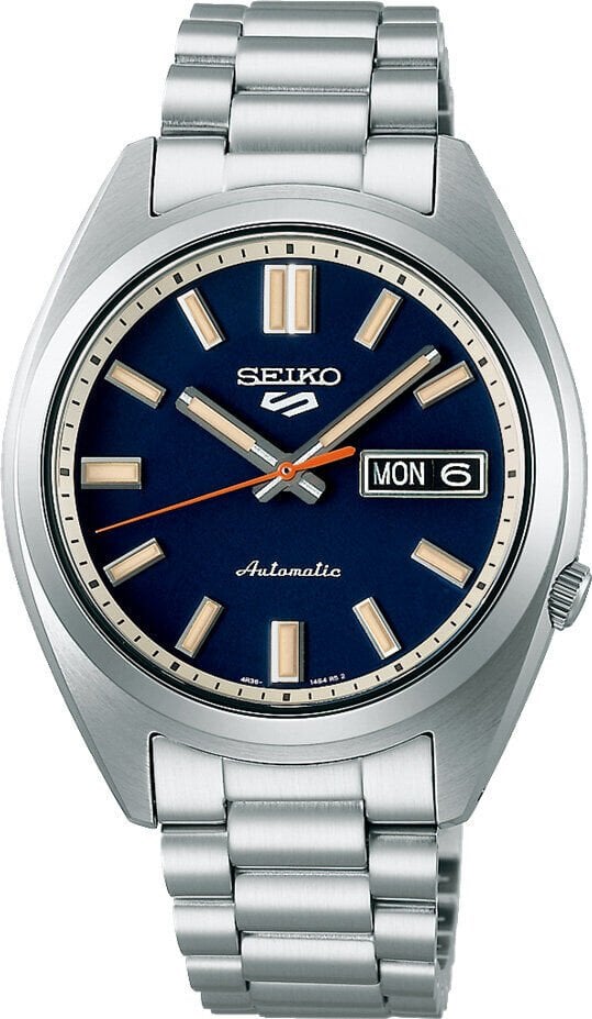 Seiko 5 Sports SRPK87K1 Otomatik Çelik Gri Lacivert Kadran 10 ATM 37 mm Erkek Kol Saati