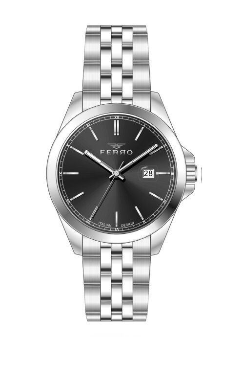 Ferro Gümüş Çelik Kordon Erkek Kol Saati F11541AWT-A2