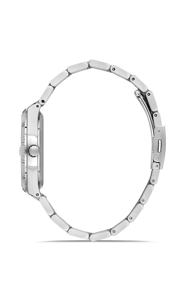 Ferro Gümüş Çelik Kordon Erkek Kol Saati F11569AWT-A6 3ATM Su Geçirmez 2 Yıl Garantili HediyePaketli