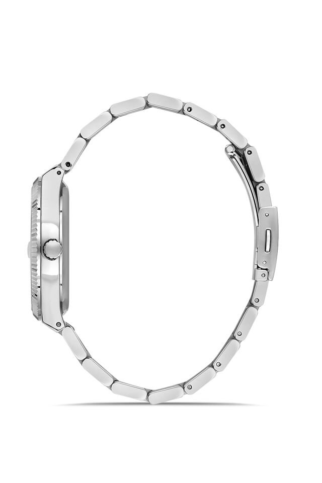 Ferro Gümüş Çelik Kordon Erkek Kol Saati F11569AWT-A15 3ATM Su Geçirmez 2 YılGarantili HediyePaketli