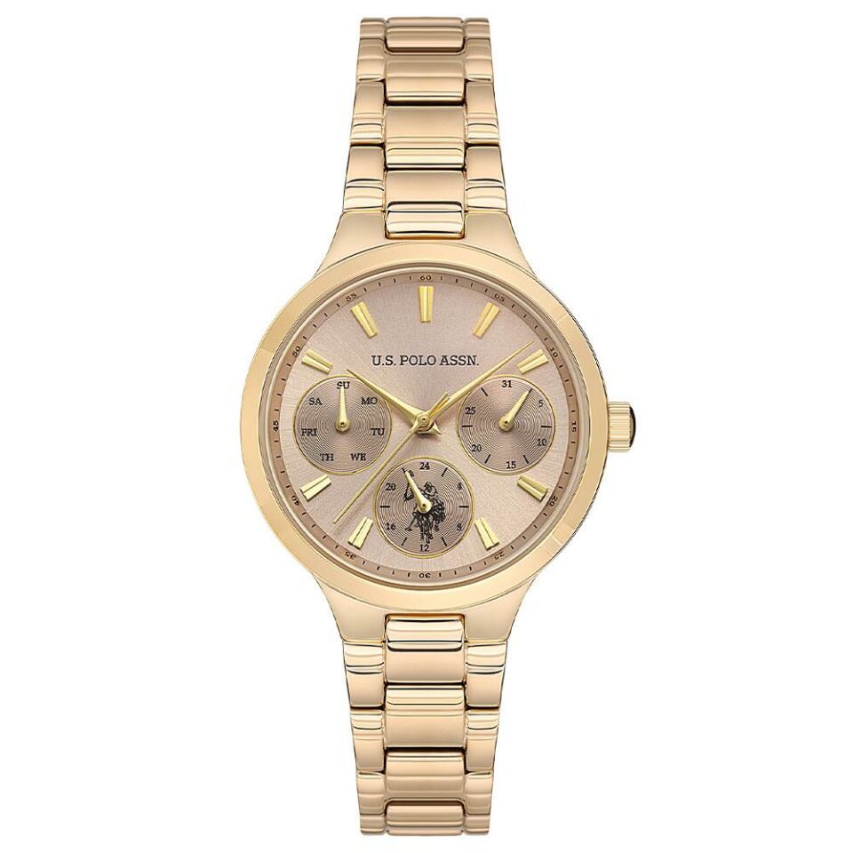 U.s. Polo Assn. USPA2069-04 Quartz Çelik Altın Rengi Rose Kadran 32 mm Kadın Kol Saati