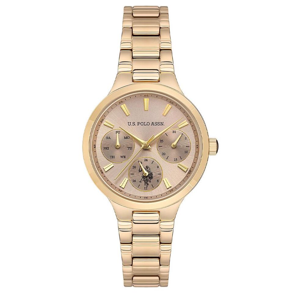 U.s. Polo Assn. USPA2069-04 Quartz Çelik Altın Rengi Rose Kadran 32 mm Kadın Kol Saati
