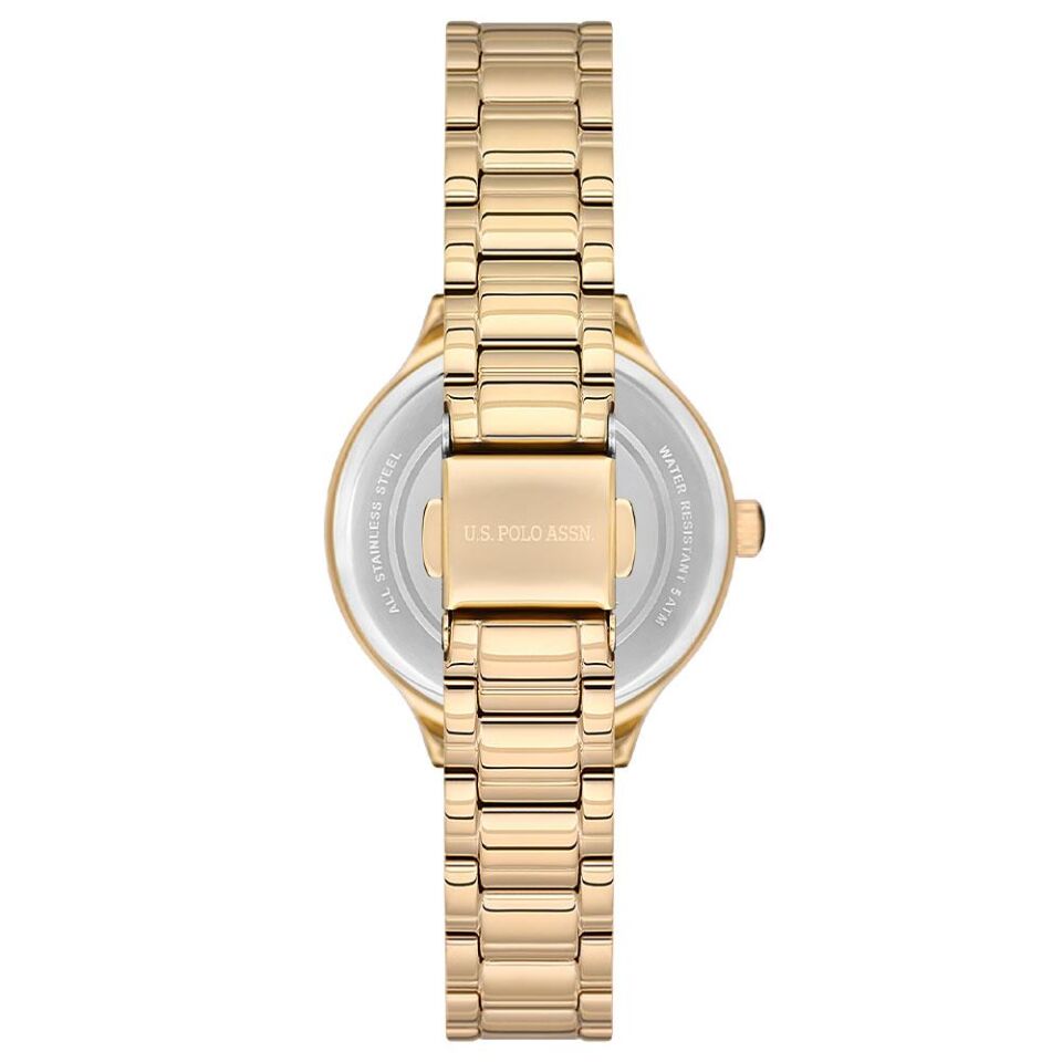 U.s. Polo Assn. USPA2069-04 Quartz Çelik Altın Rengi Rose Kadran 32 mm Kadın Kol Saati