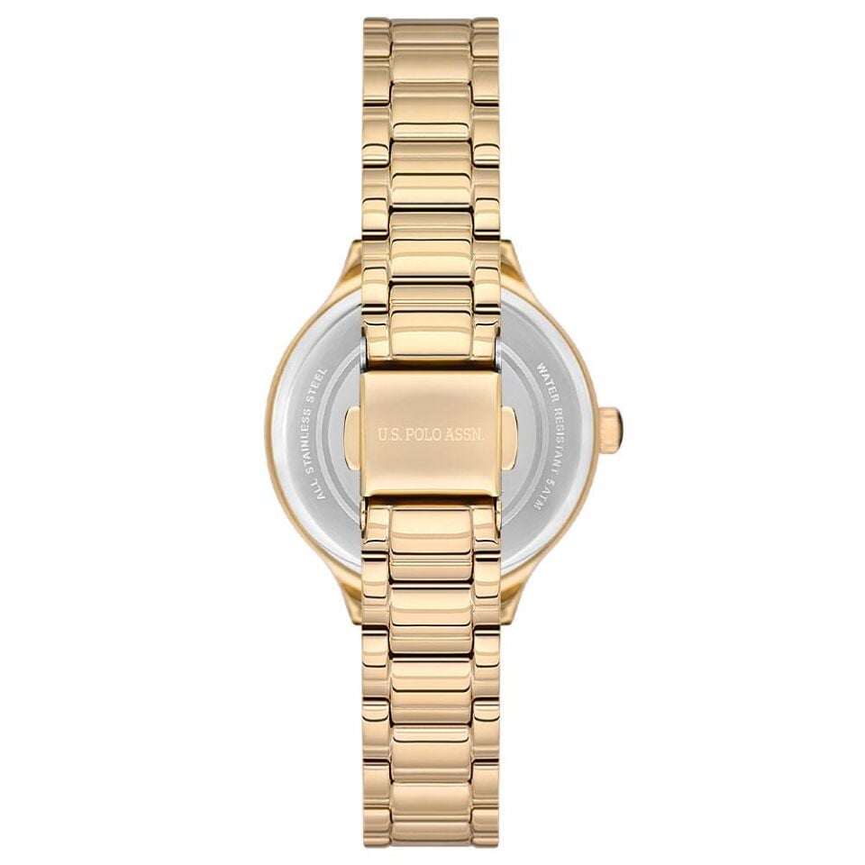 U.s. Polo Assn. USPA2069-04 Quartz Çelik Altın Rengi Rose Kadran 32 mm Kadın Kol Saati