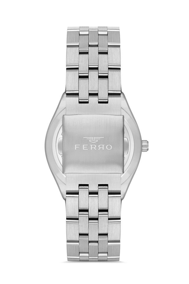 Ferro Gümüş Çelik Kordon Erkek Kol Saati F11569AWT-A