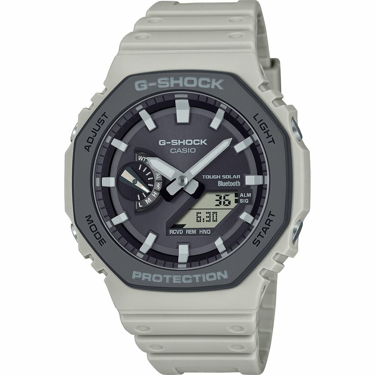 Casio G-Shock GA-B2100LUU-5ADR Quartz Silikon Krem 10 ATM 45 mm Erkek Kol Saati