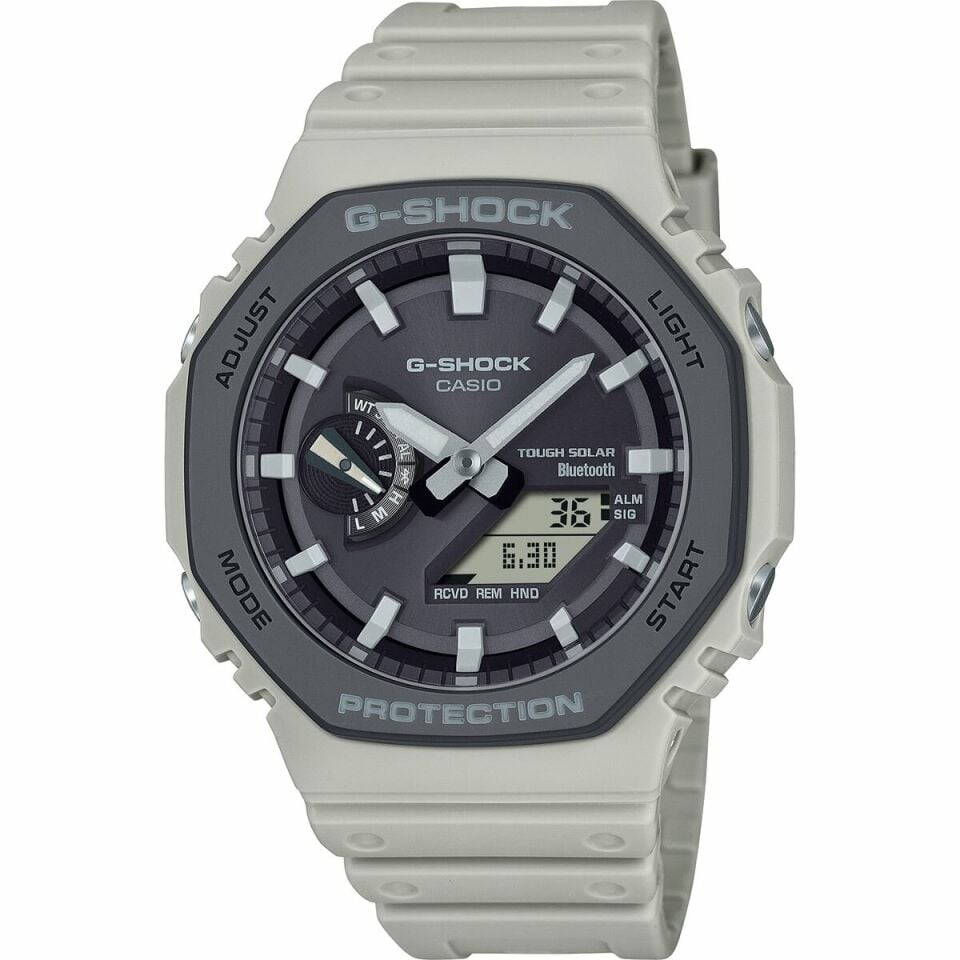 Casio G-Shock GA-B2100LUU-5ADR Quartz Silikon Krem 10 ATM 45 mm Erkek Kol Saati