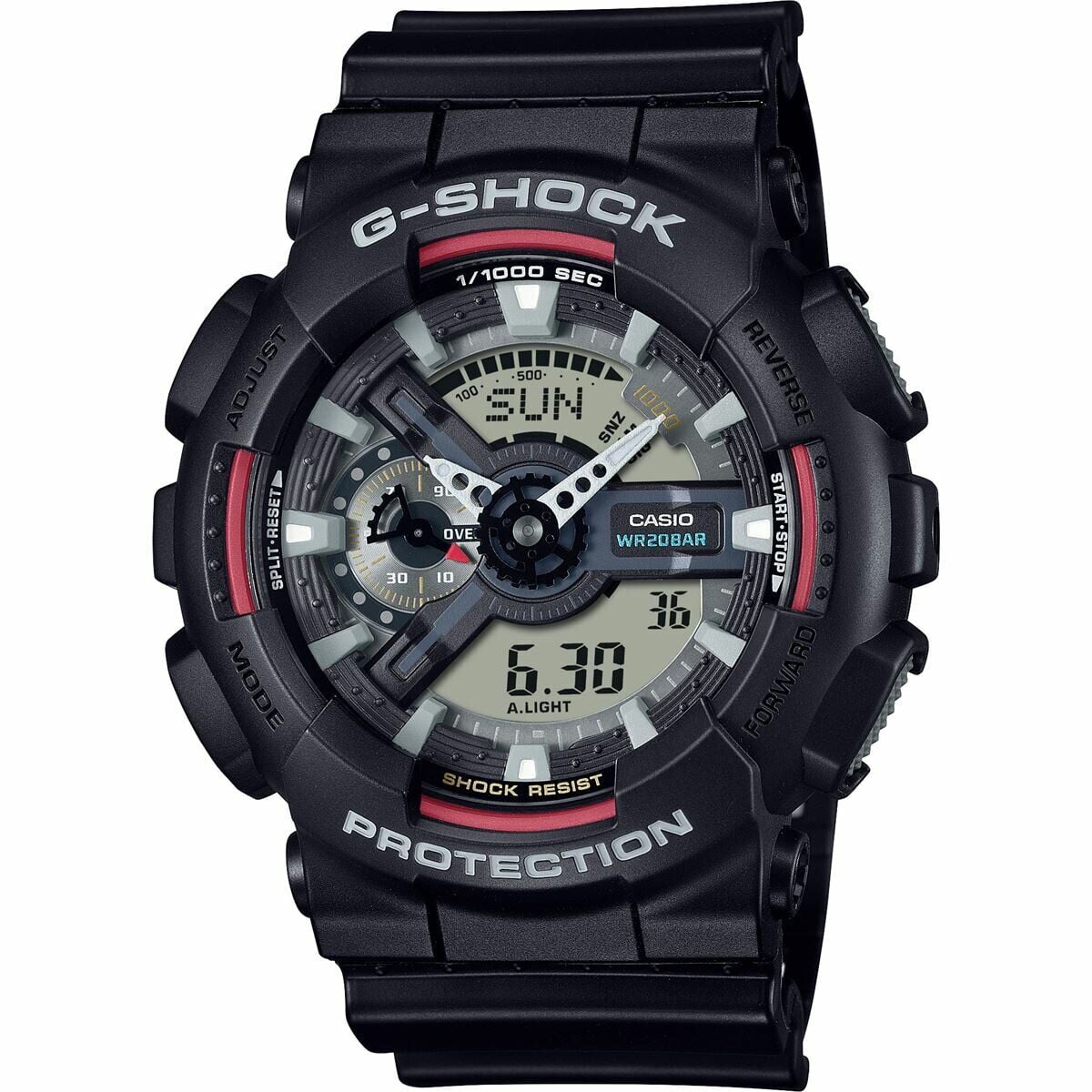 Casio G-Shock GA-110RL-1ADR Quartz Silikon Siyah 20 ATM 51 mm Erkek Kol Saati