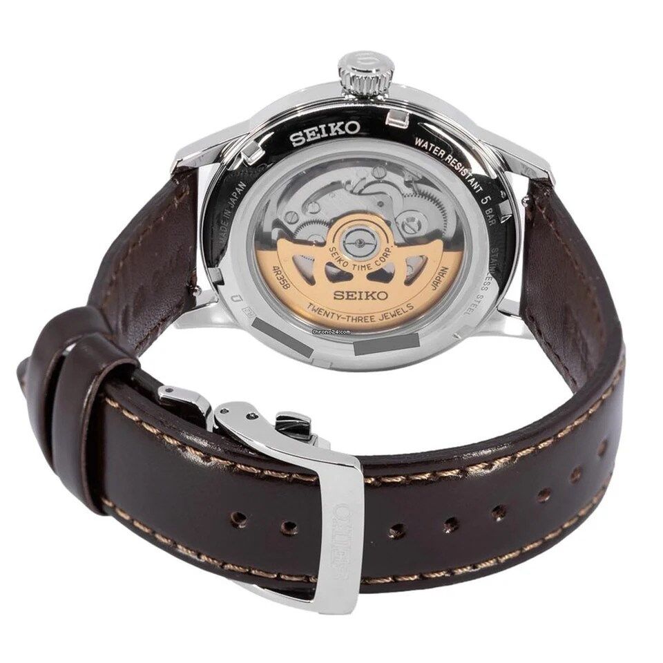 Seiko Presage SRPD37J 40 mm Kahverengi Otomatik Erkek Kol Saati