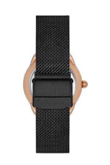 Ferro 30 mm Siyah Hasır Kordon Kadın Kol Saati F21152C-R F21152C-R