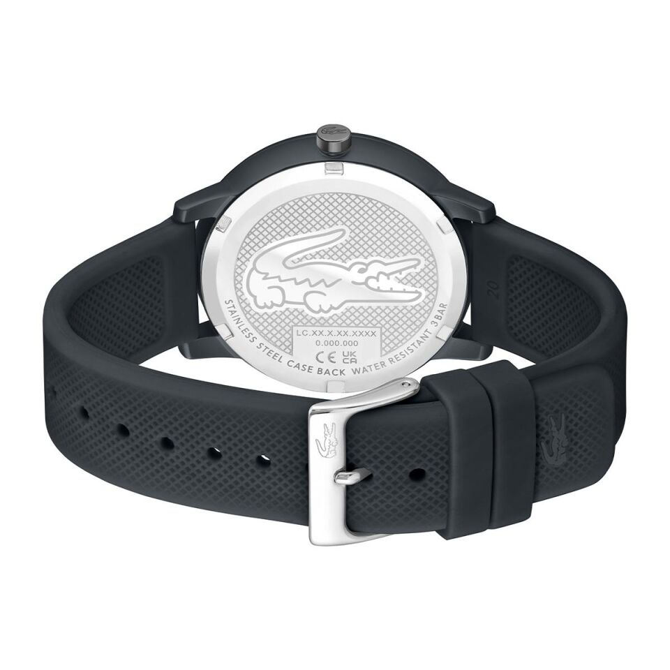 Lacoste LAC2011242 Quartz Silikon Gri 42 mm Erkek Kol Saati