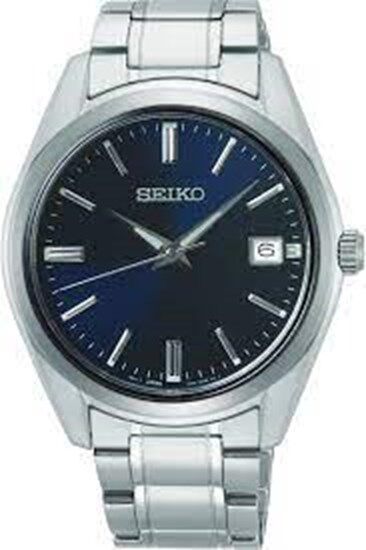 Seiko SUR309P Quartz Çelik Gri Lacivert Kadran Safir Cam 40 mm Erkek Kol Saati
