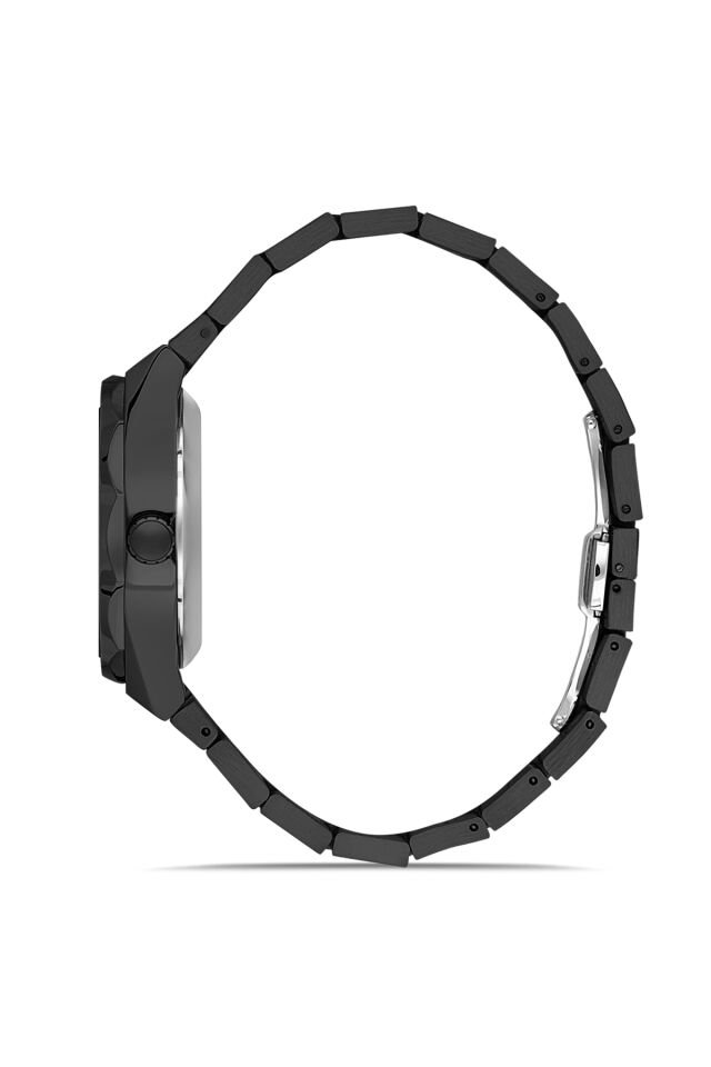 Ferro Siyah Çelik Kordon Erkek Kol Saati F31538A-G 3ATM Su Geçirmez 2 Yıl Garantili HediyePaketli