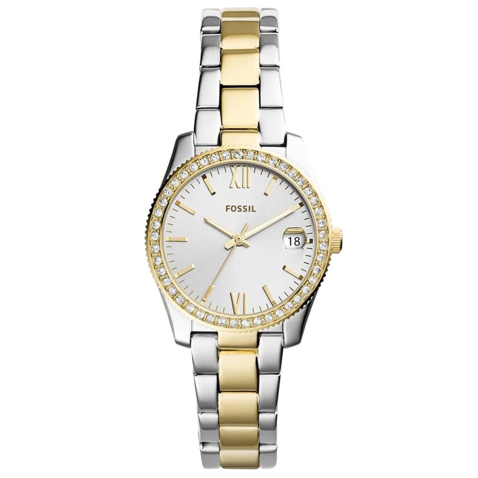 Fossil FES4319 32 mm Altın Rengi / Metalik Gri Kadın Kol Saati