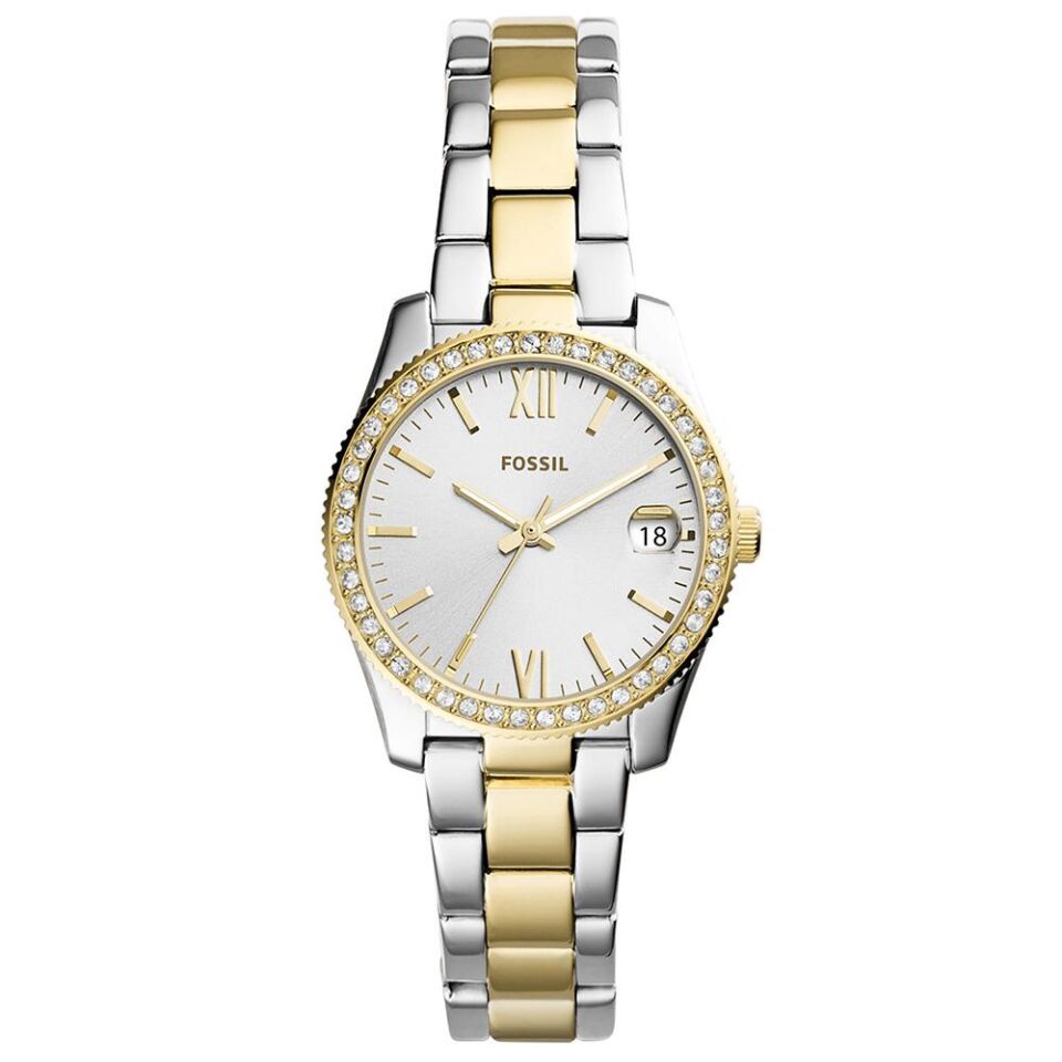 Fossil FES4319 32 mm Altın Rengi / Metalik Gri Kadın Kol Saati