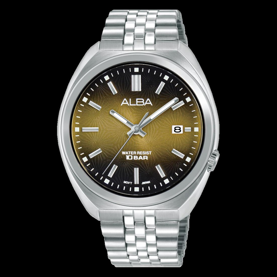 Alba AS9W35X1 Quartz Çelik Gri Kahverengi Kadran 10 ATM 41 mm Erkek Kol Saati